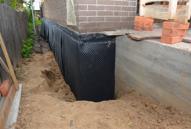 SJ Waterproofing Pros technician performing targeted Crawl Space Encapsulation assessment in Dry Ridge, KY